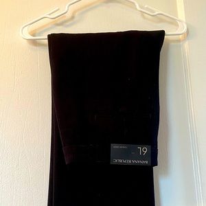 Banana Republic Logan Crop Black Pants Size 6L.